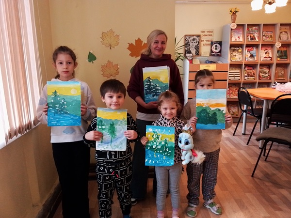 Сказочный зимний лес