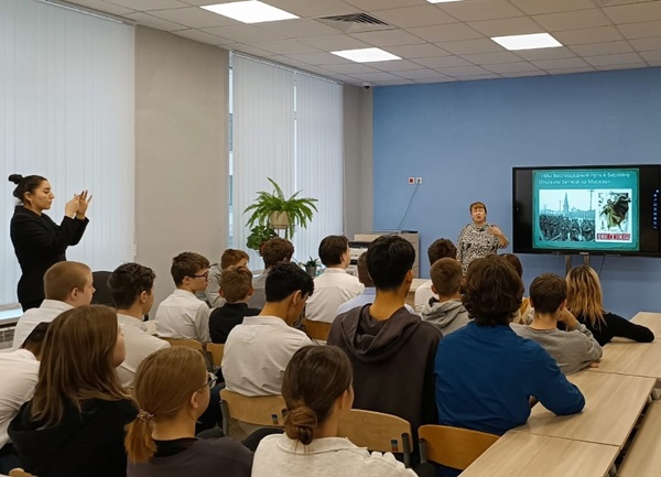 На огненных рубежах битвы под Москвой