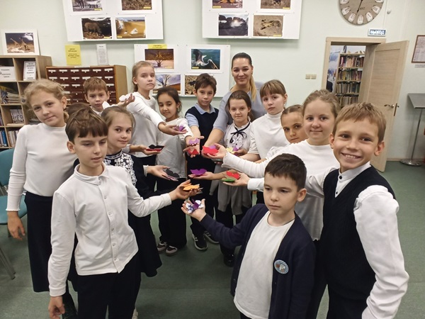 Разноцветные бабочки